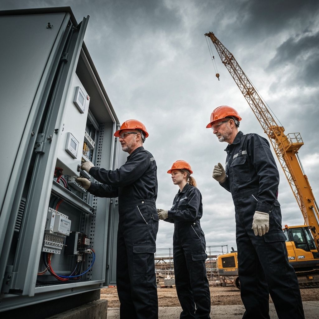 Infra Montages team aan het werk
